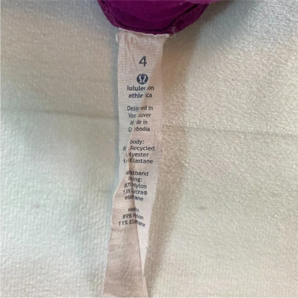 Lululemon Making Moves Short In Regal Plum Sz 4